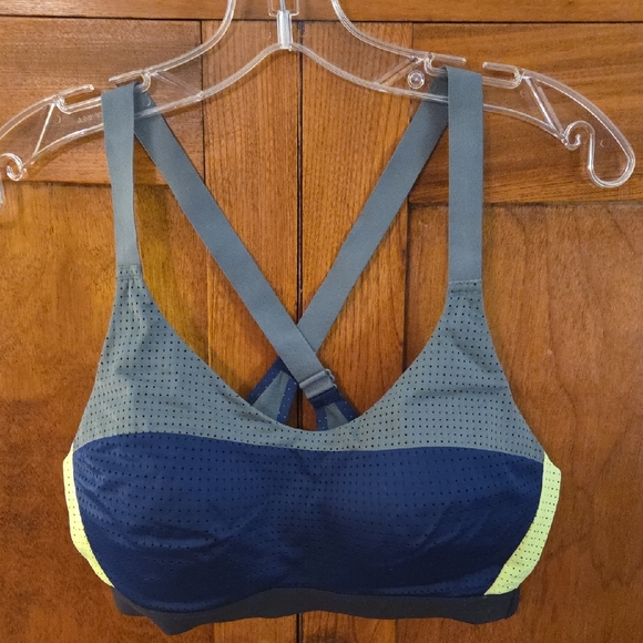 Victoria's Secret Other - Victoria's Secret Navy and Gray Sports Bra